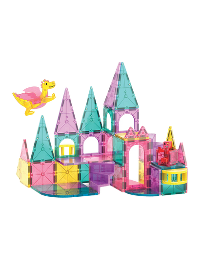 Klocki magnetyczne Magna Tiles Castle Deluxe 48 el.