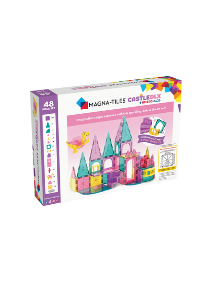 Magna Tiles Castle Deluxe магнітні блоки 48 шт.