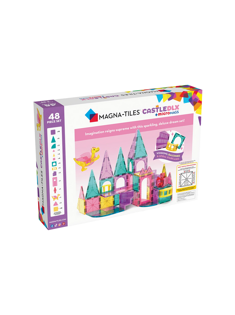 Magna Tiles Castle Deluxe магнітні блоки 48 шт.