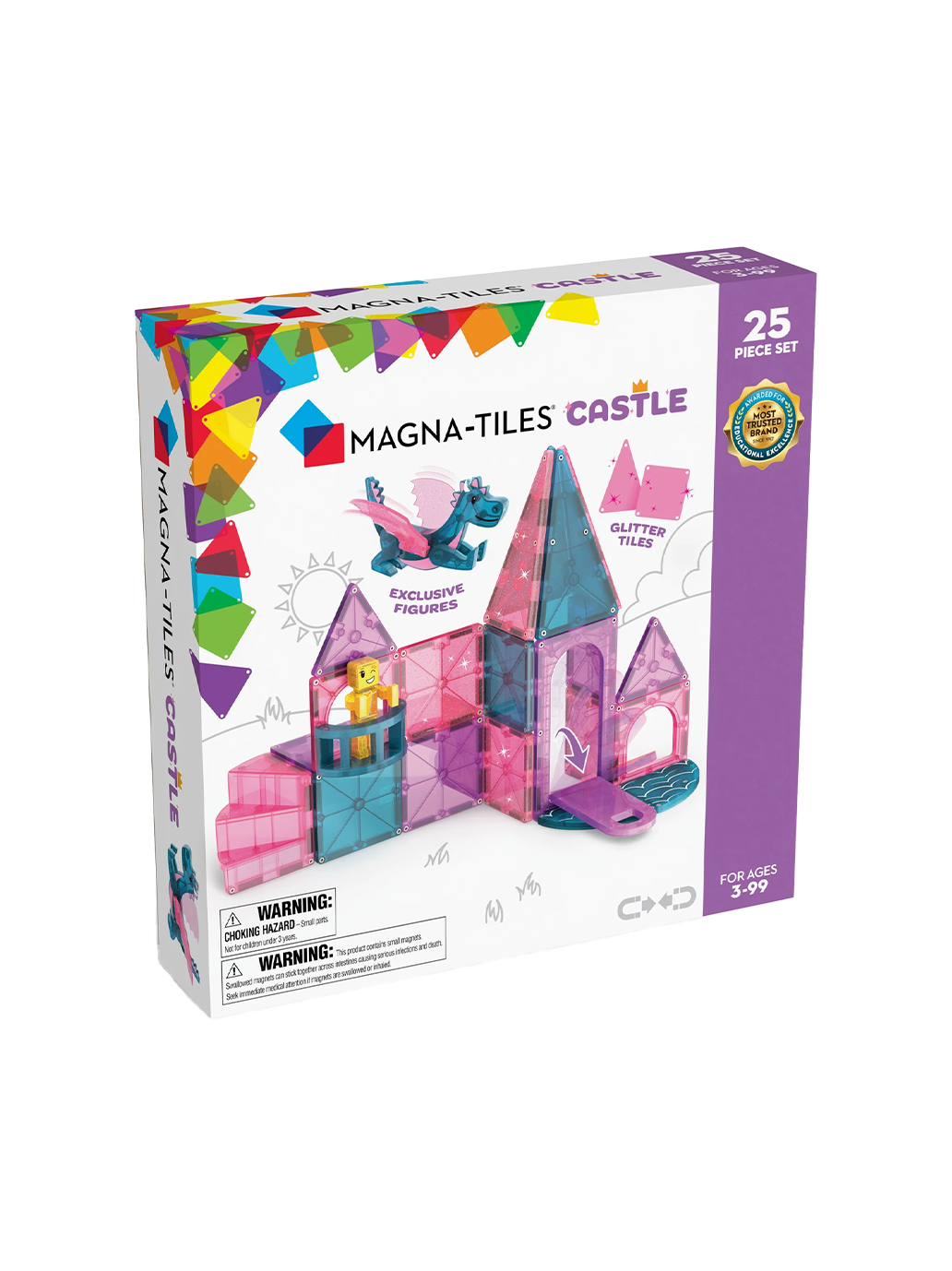 Magna Tiles Замок магнітні блоки 25 шт.