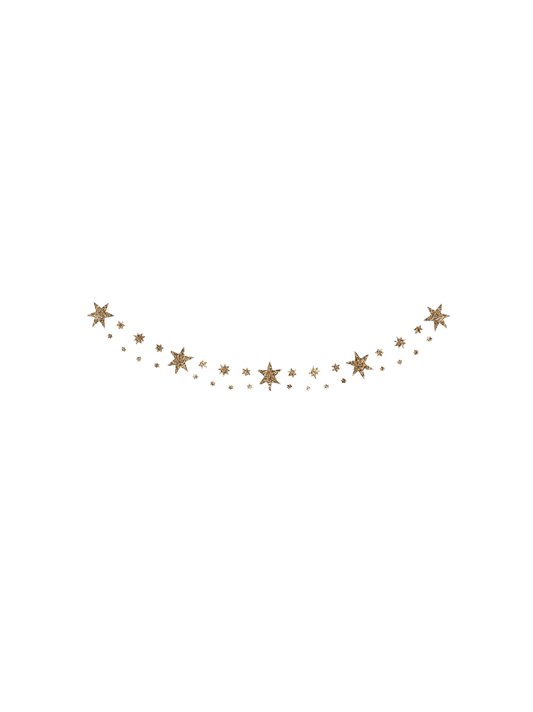 Glitter Stars Garland