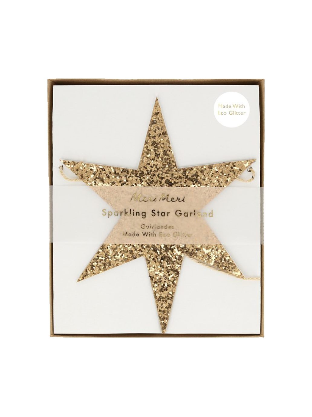 Glitter Stars Garland