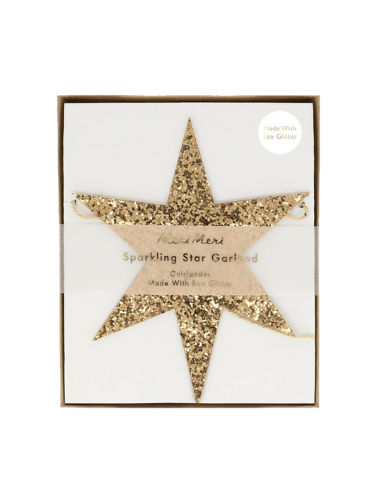 Glitter Stars Garland