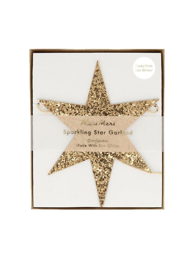 Glitter Stars Garland