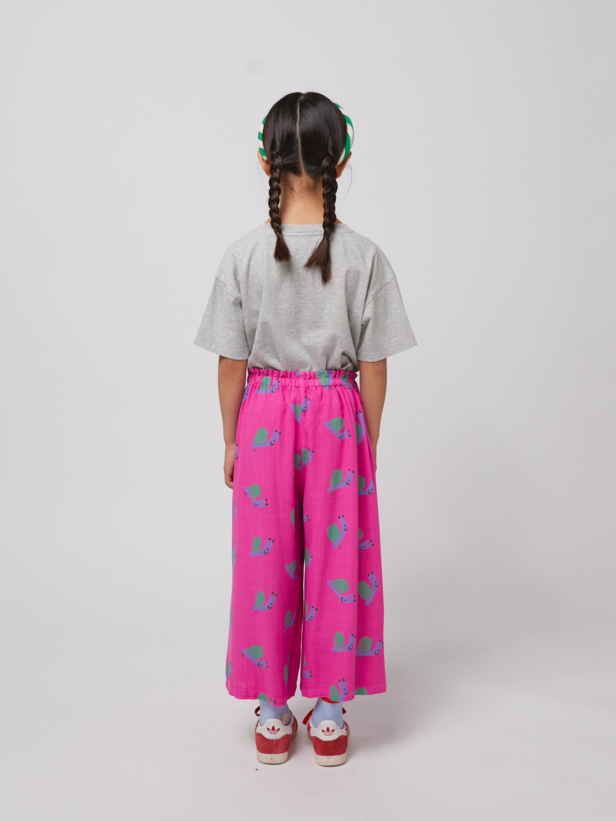 Spodnie Funny Snail all over woven culotte pants