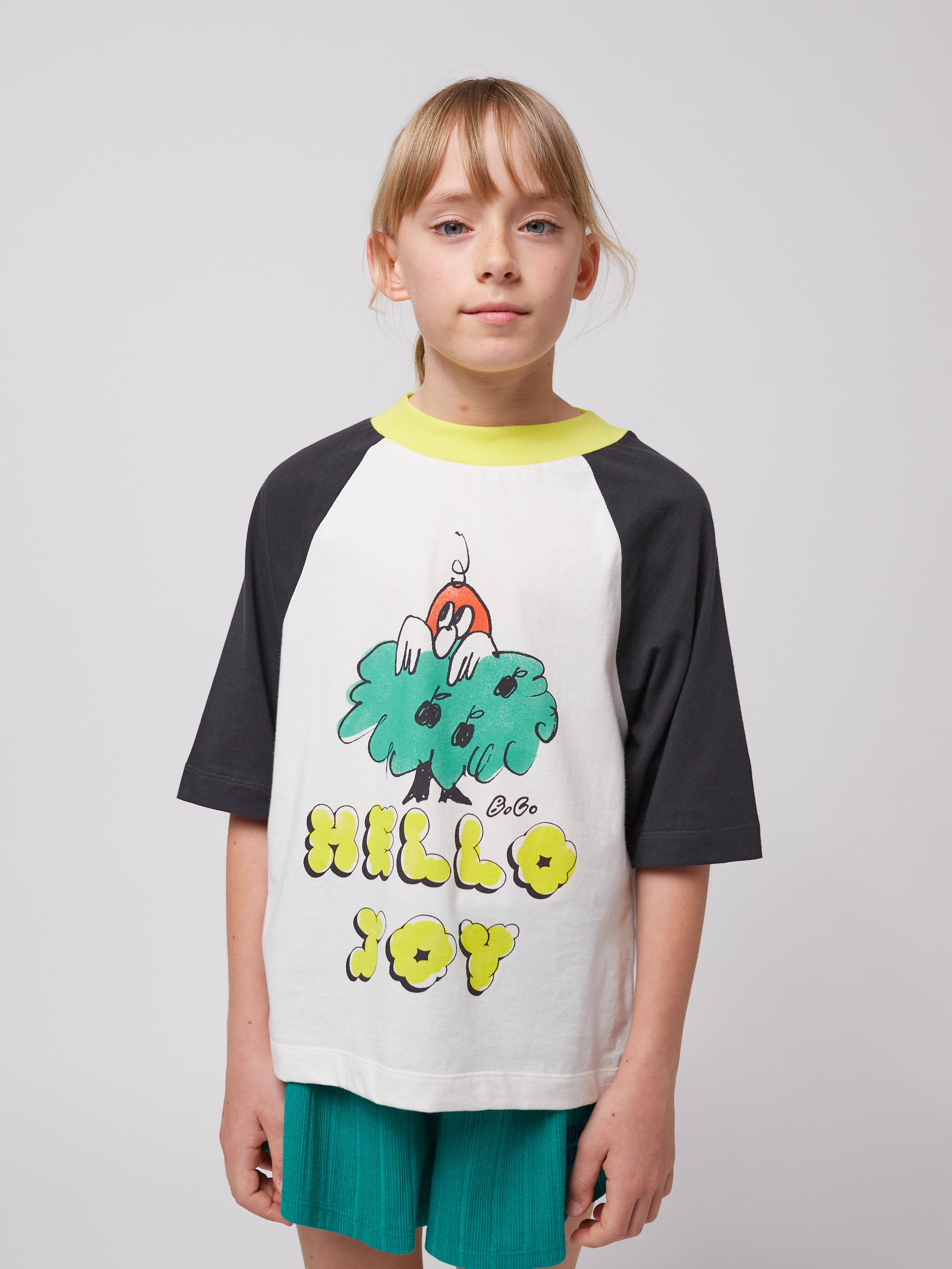 Koszulka Hello Joy ranglan sleeves T-shirt