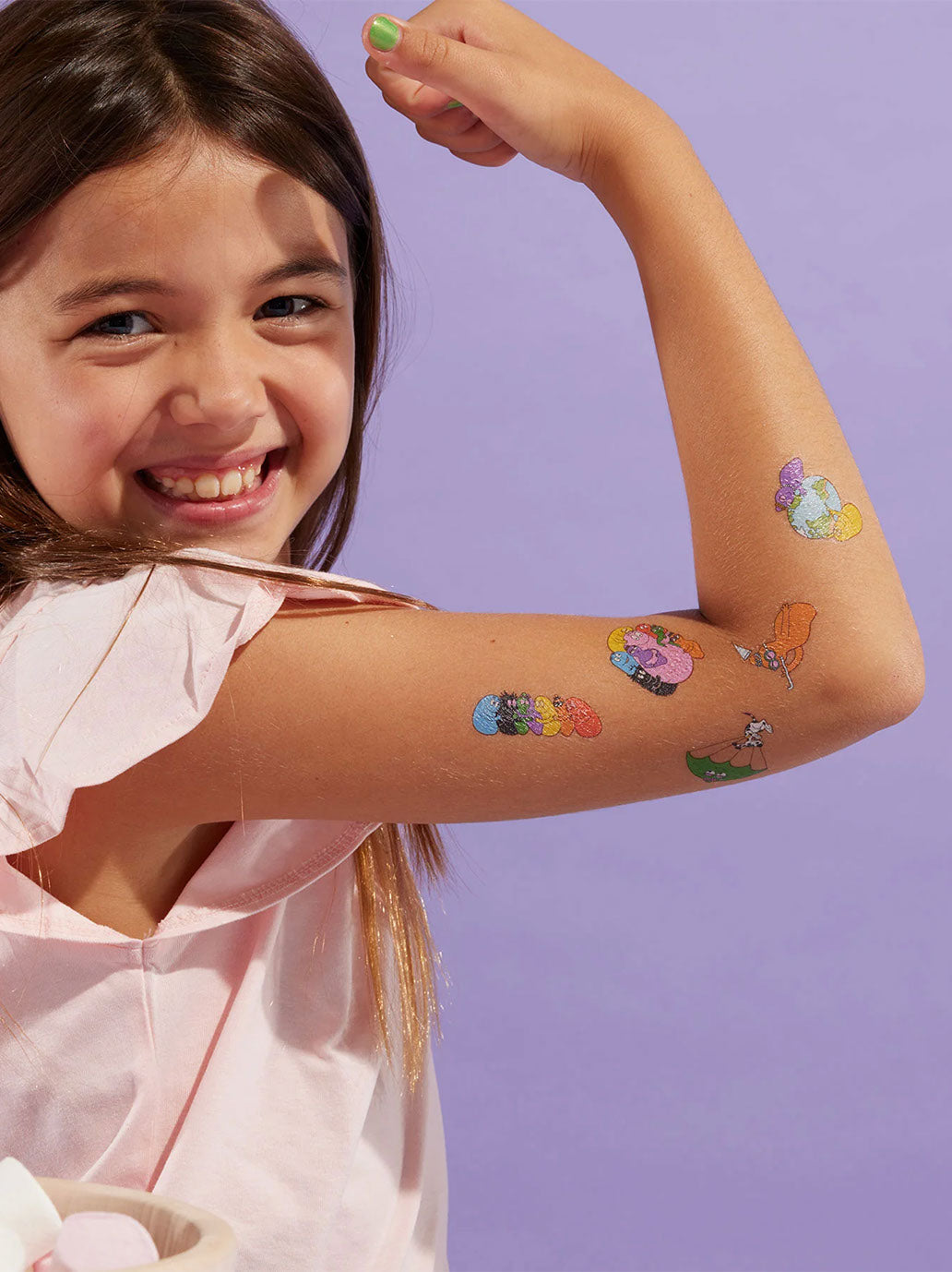 Barbapapa stickers and tattoos