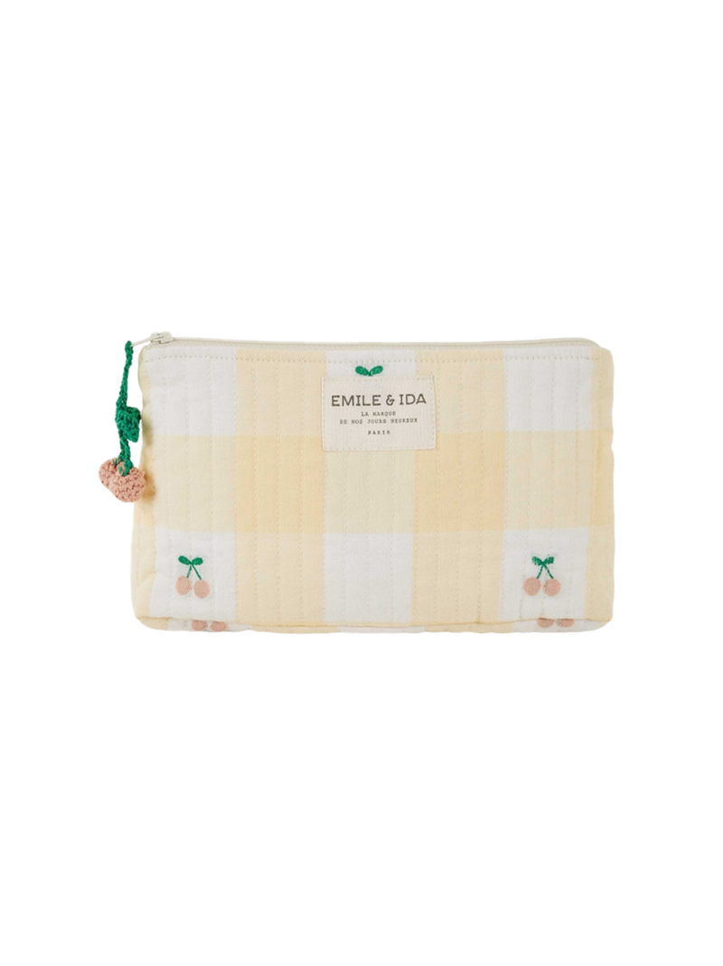 Small cotton toiletry bag