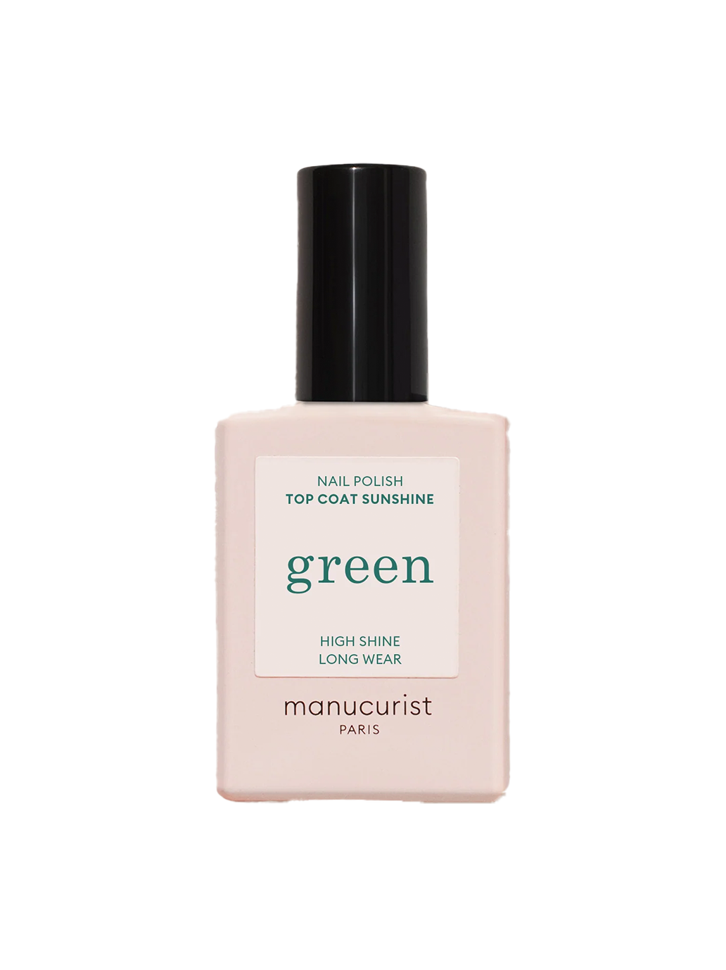 Green nail polish Top Coat