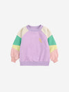 Bluza Lila Color Block terry cloth sweatshirt Baby