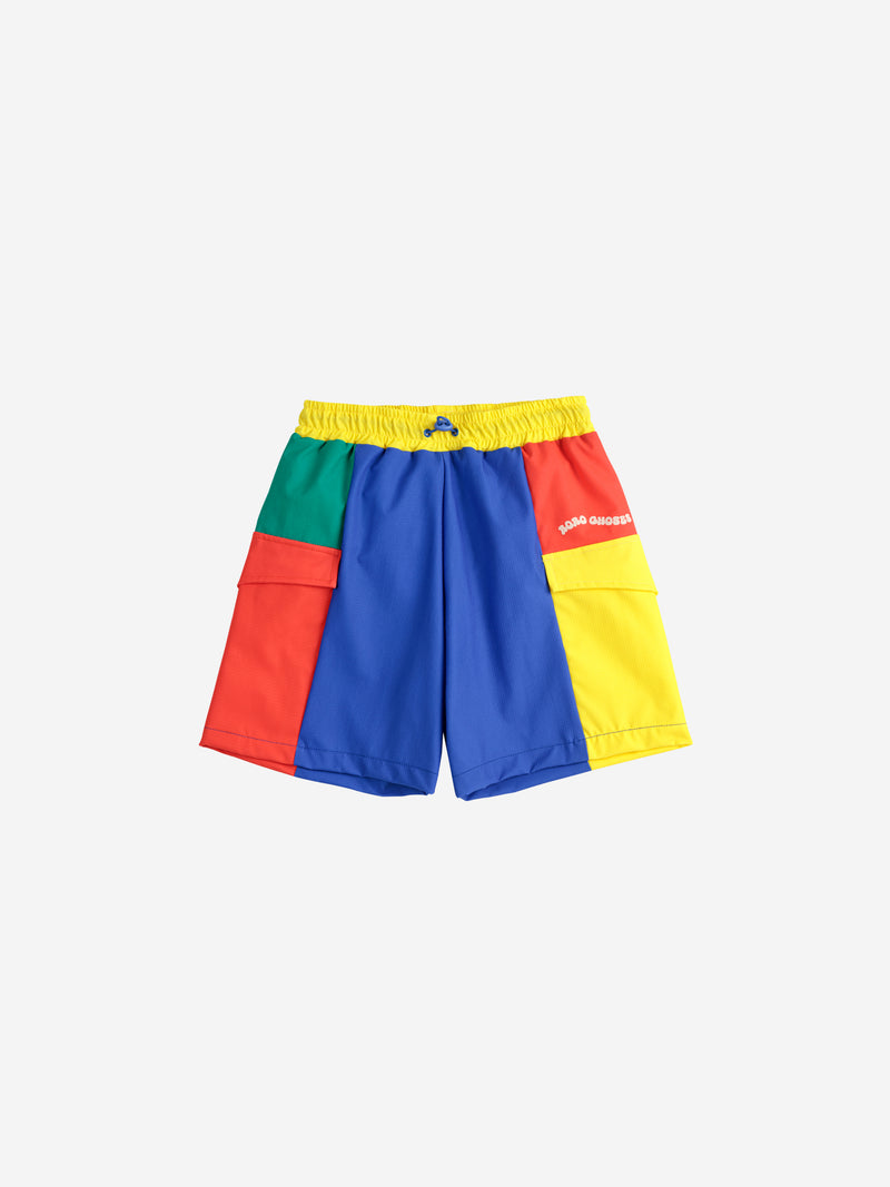 Spodenki Color block swim board shorts