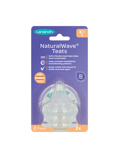 соски для скляної пляшки Lansinoh Natural Wave® 2 шт