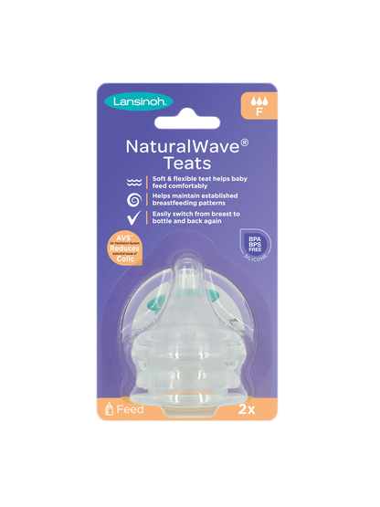 соски для скляної пляшки Lansinoh Natural Wave® 2 шт