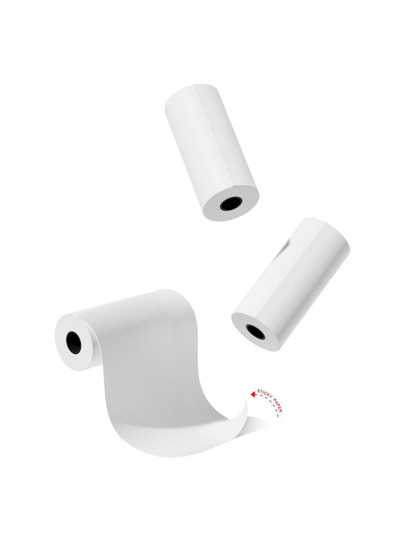 Sticky paper rolls