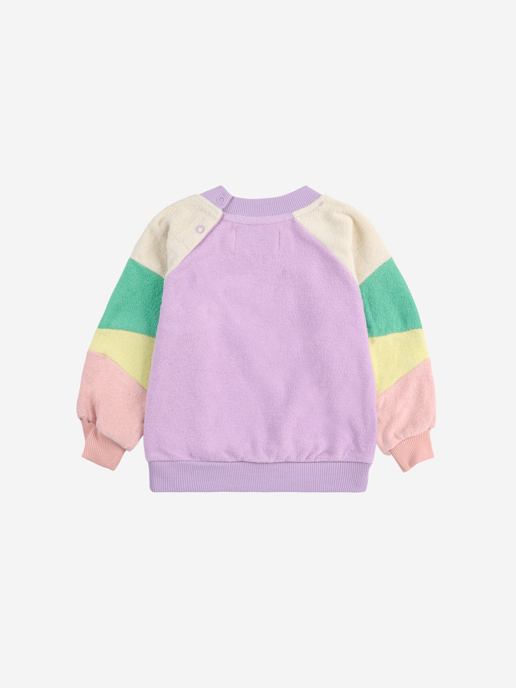 Bluza Lila Color Block terry cloth sweatshirt Baby