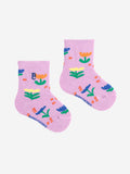 Skarpetki niemowlęce Garden Party all over short socks