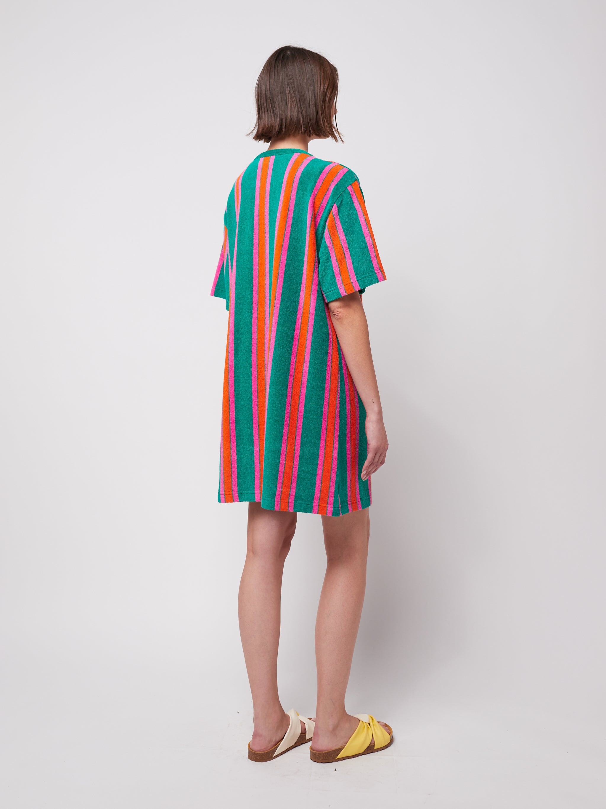 Sukienka Stripe terry short dress Adult