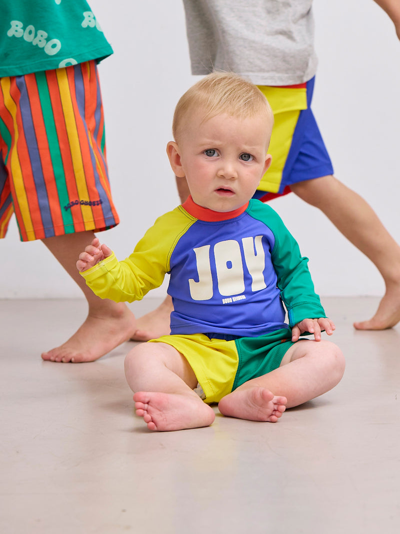 Koszulka kąpielowa Joy color block swim T-shirt Baby