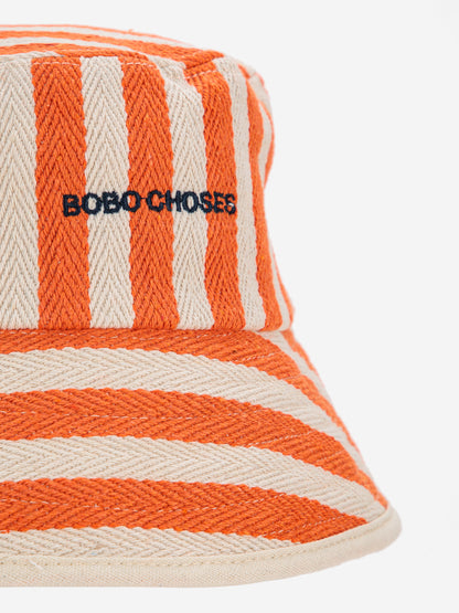 Kapelusz Bobo Choses Striped bucket hat