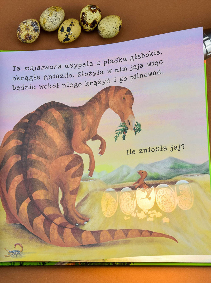 Dinozaury. Podświetl i odkryj