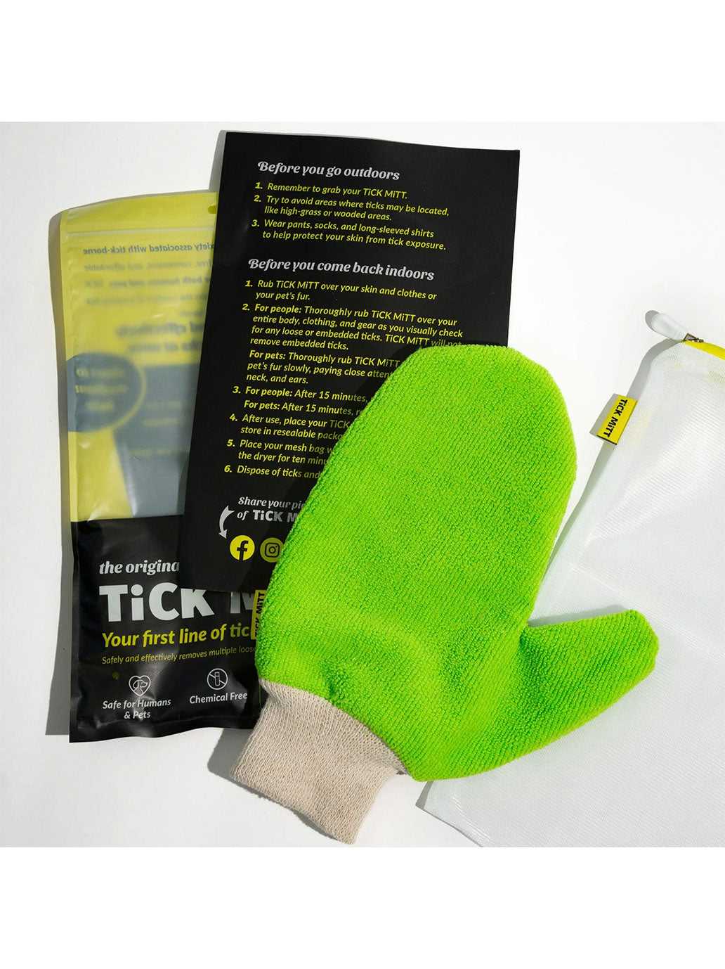 Tick MiTT anti tick glove