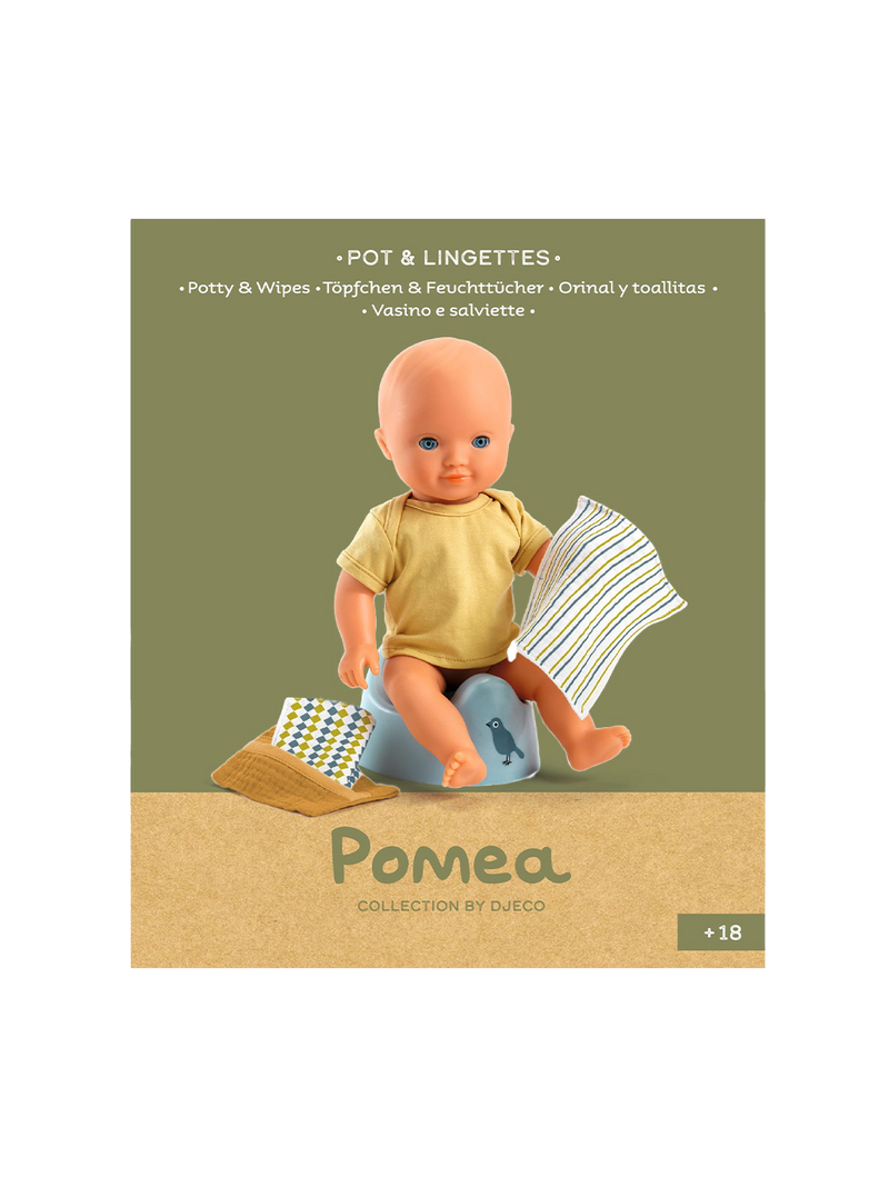 Pomea doll potty & wipes