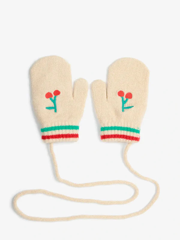 OUTLET Rękawiczki niemowlęce Baby Cherry knitted mittens