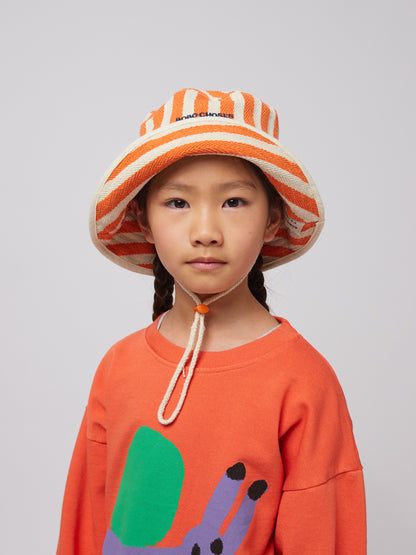 Kapelusz Bobo Choses Striped bucket hat