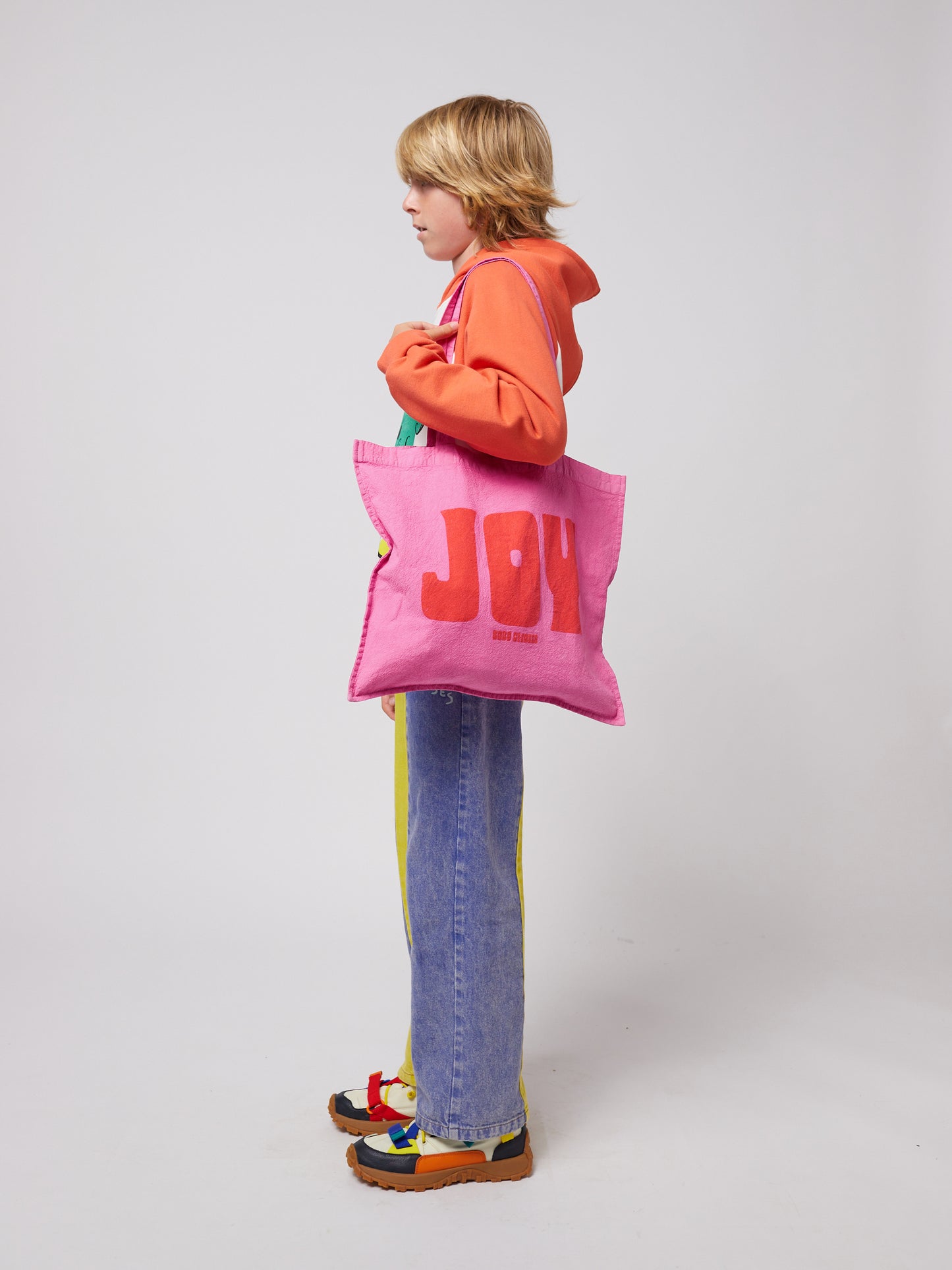 Joy pink tote bag