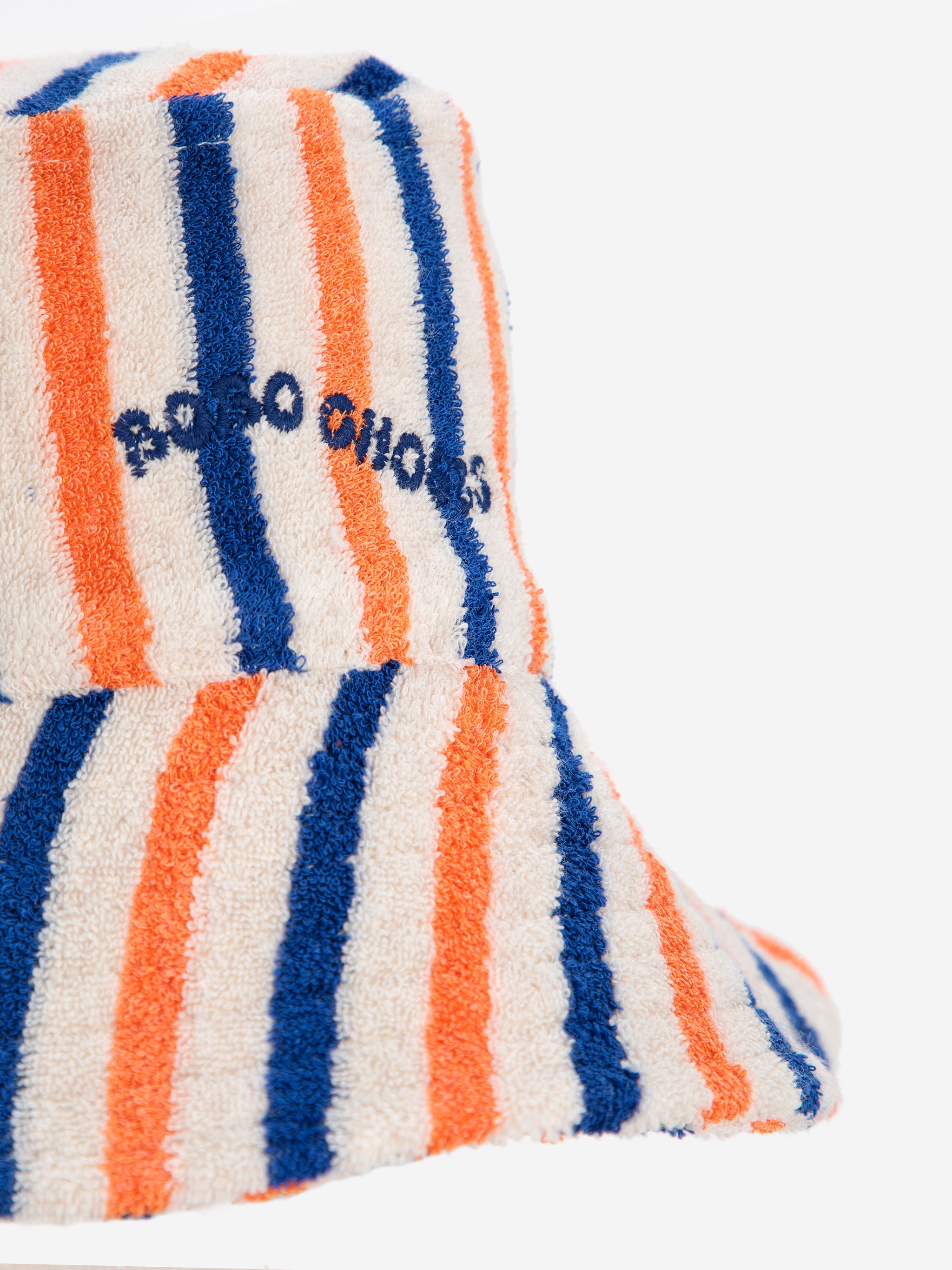 Kapelusz niemowlęcy Bobo Choses stripes terry cloth bucket hat