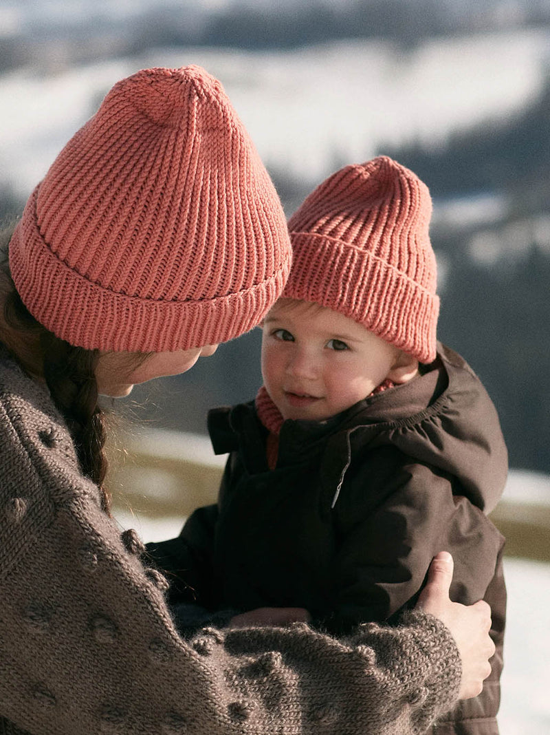 ciepła czapka beanie z wełny merino