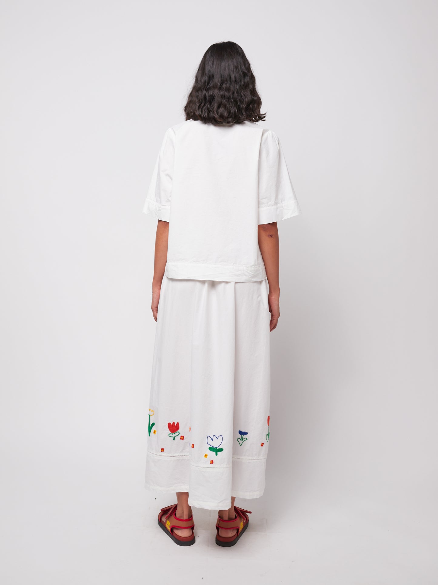 Spódnica Garden embroidery poplin skirt Adult