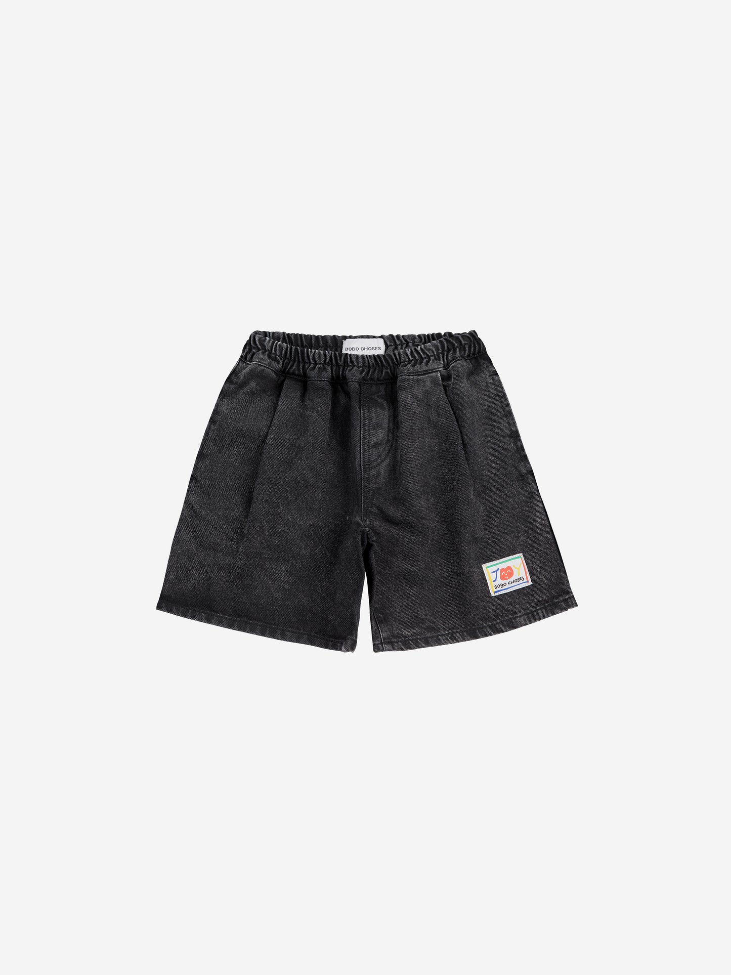 Spodenki Smiling black denim bermuda shorts