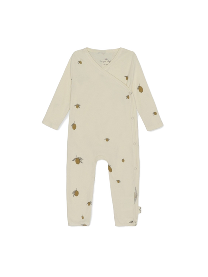 Newborn Onesie zavinovací pyžamo z organické bavlny