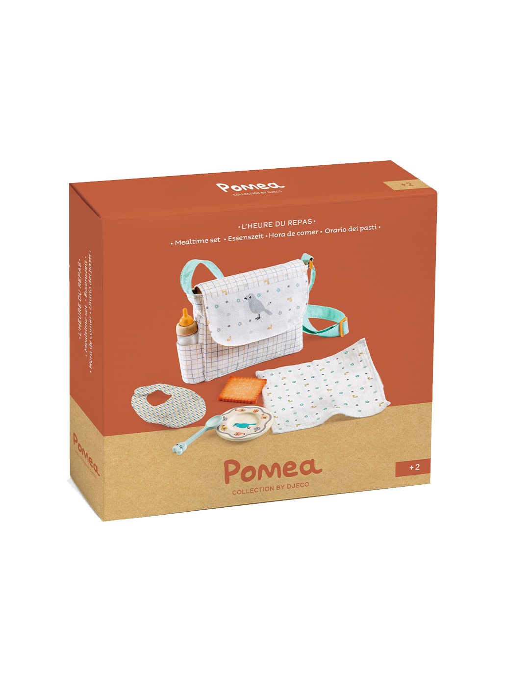 Pomea doll mealtime set