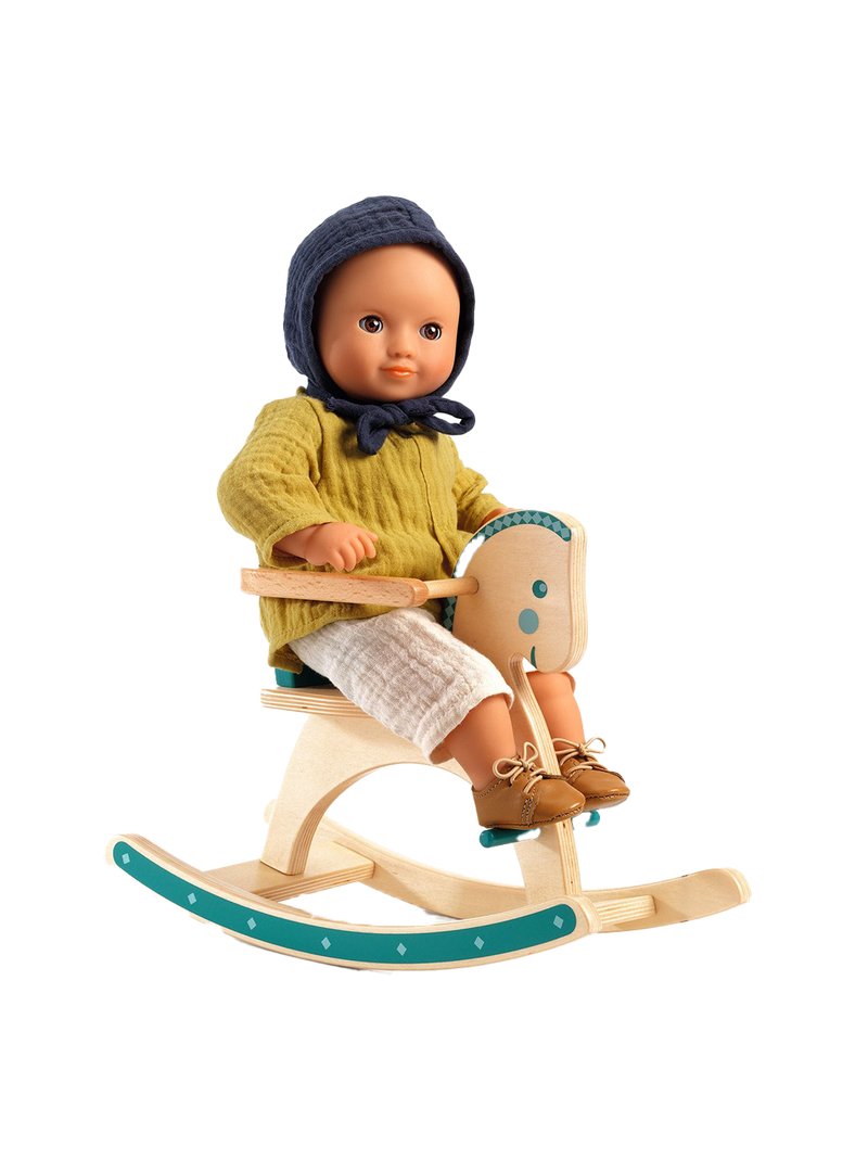 Pomea doll rocking horse