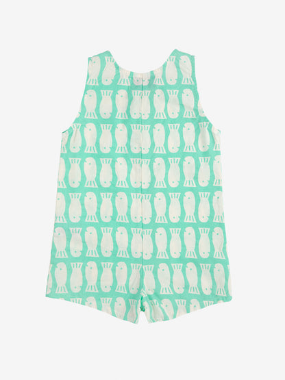 Rampers Lucky Fish all over woven playsuit Baby