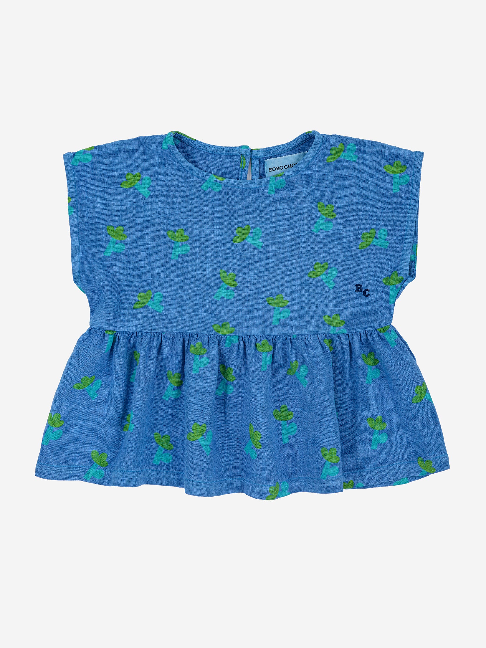 Bluzka z falbanką Baby Blouse Sea Flower